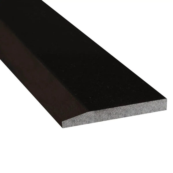 Black Granite 4x36x.75 Polished Single Hollywood Threshold Mosaics 4x36