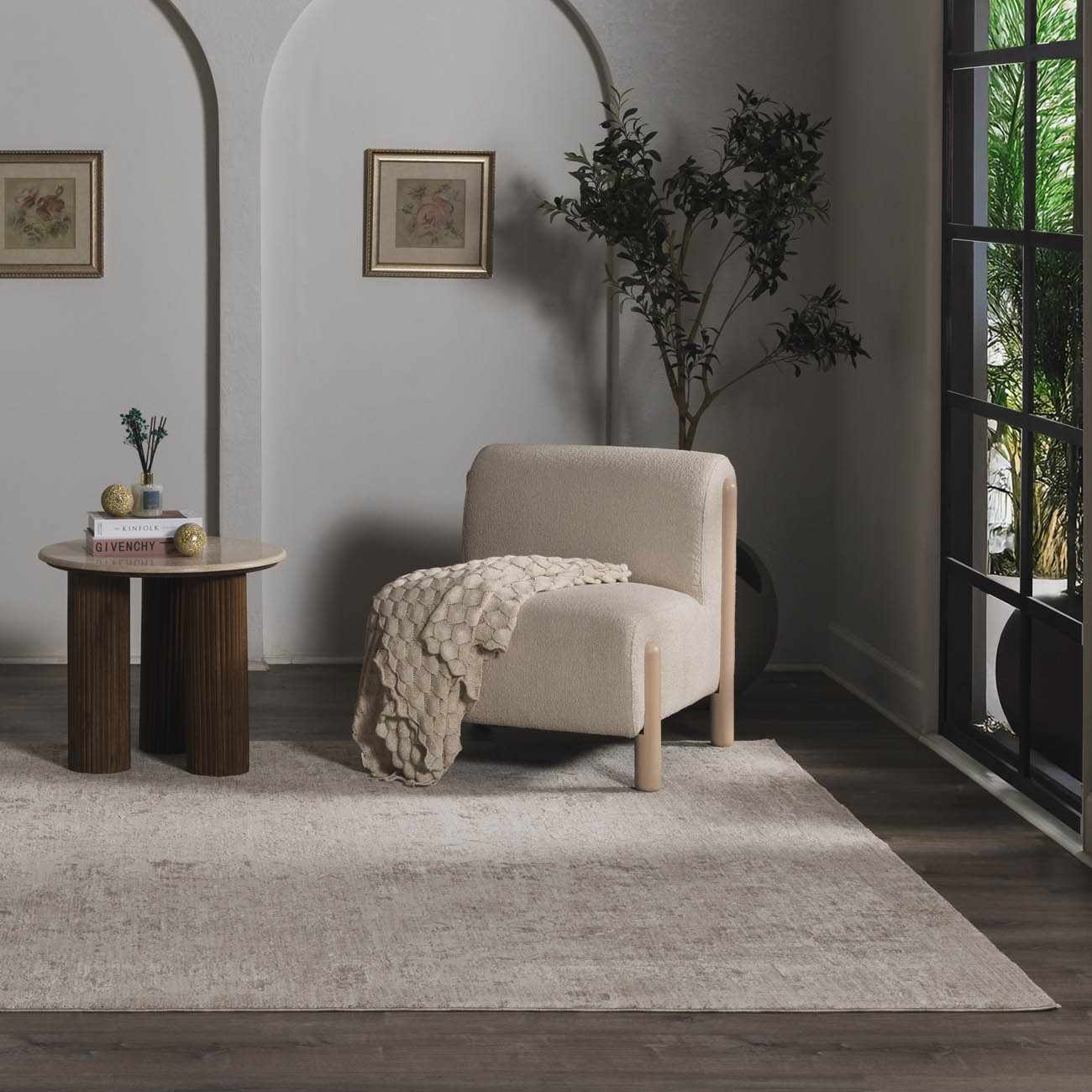Jenis Gray Luxe Rug by Boutique Rugs