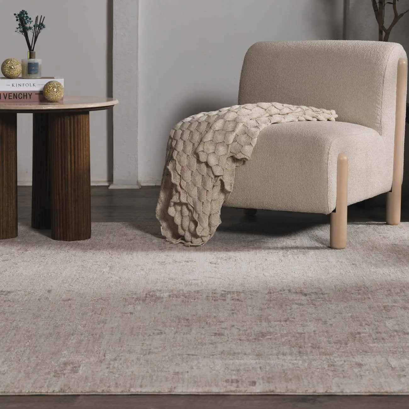 Jenis Gray Luxe Rug by Boutique Rugs