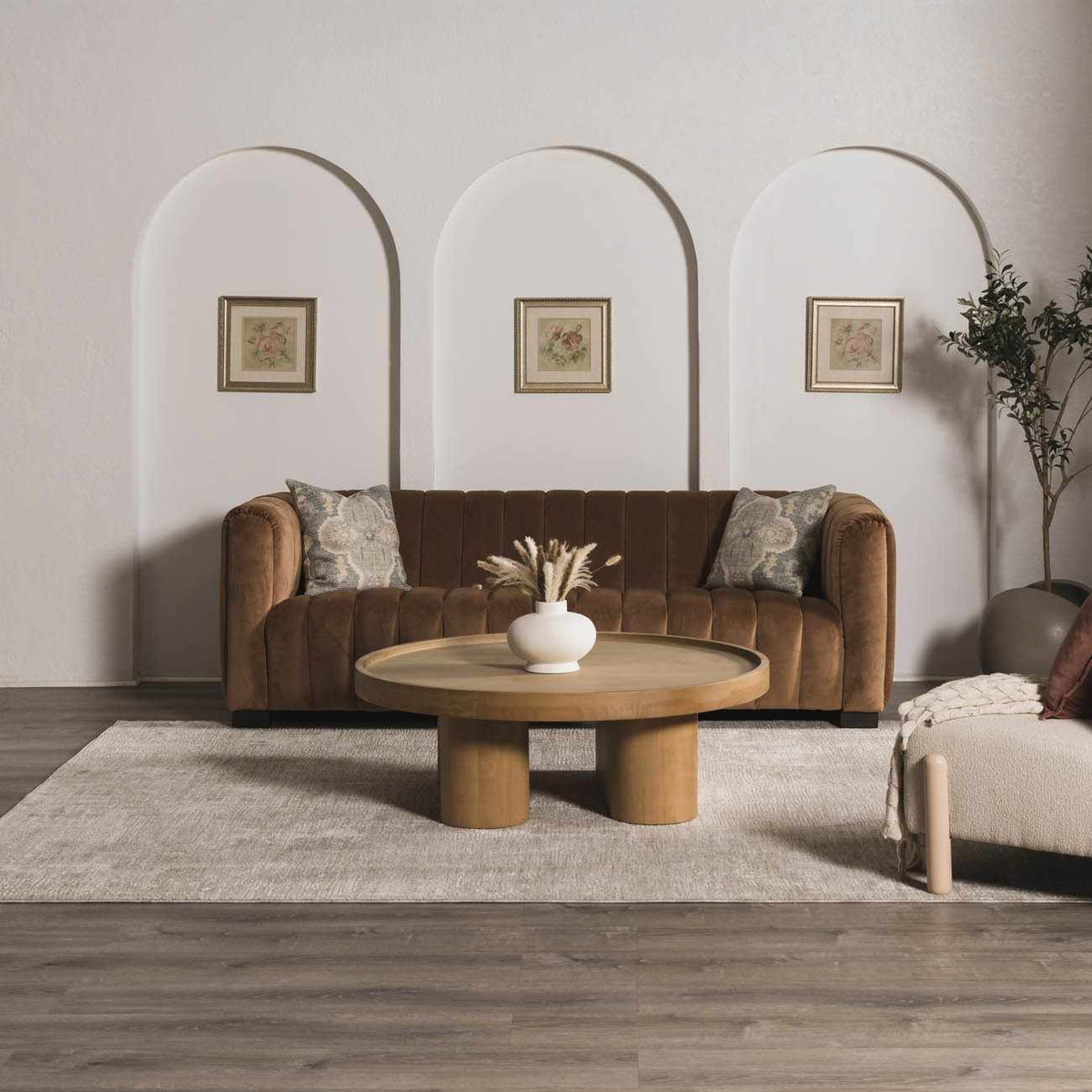 Kahua Area Rug, installed in a room