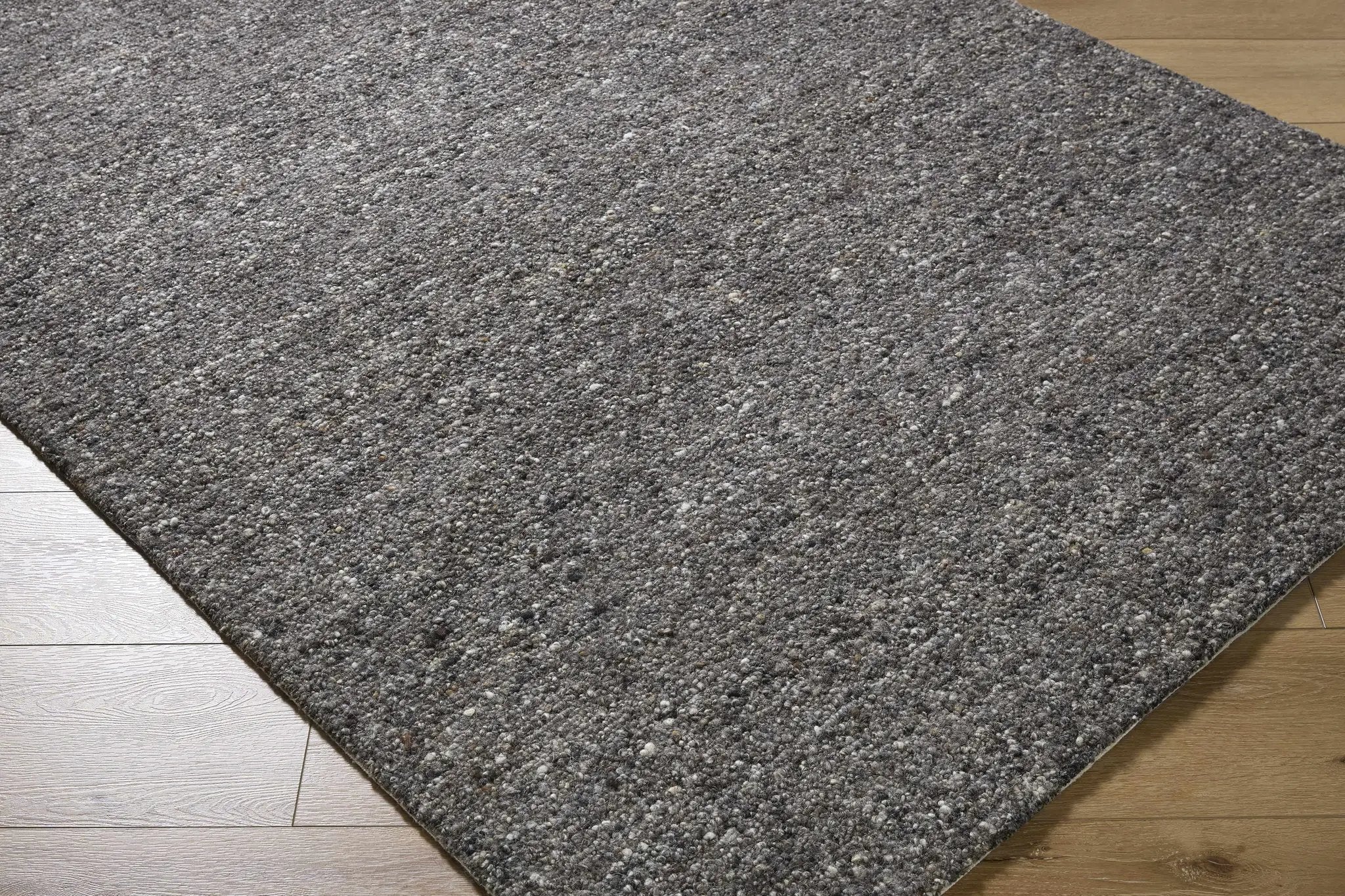 Sevan Black Wool Area Rug by Boutique Rugs