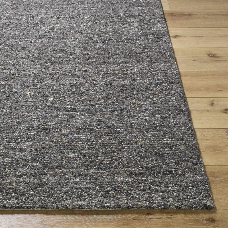 Sevan Black Wool Area Rug by Boutique Rugs