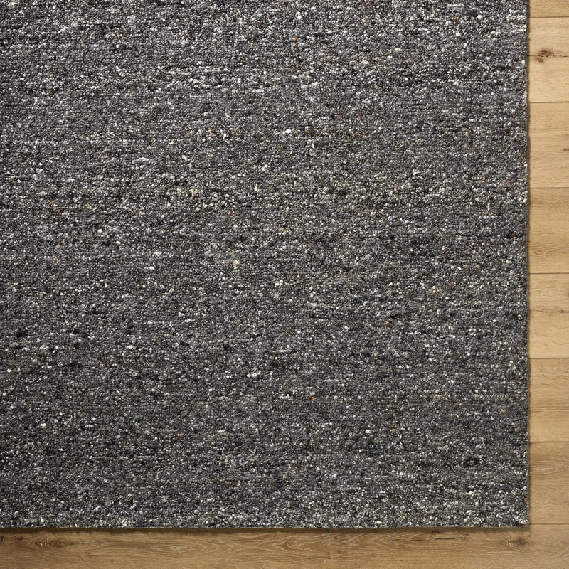 Sevan Black Wool Area Rug by Boutique Rugs