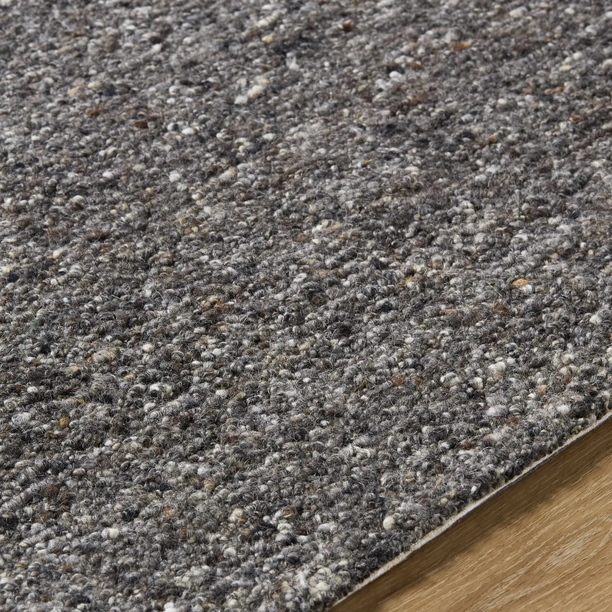 Sevan Black Wool Area Rug by Boutique Rugs