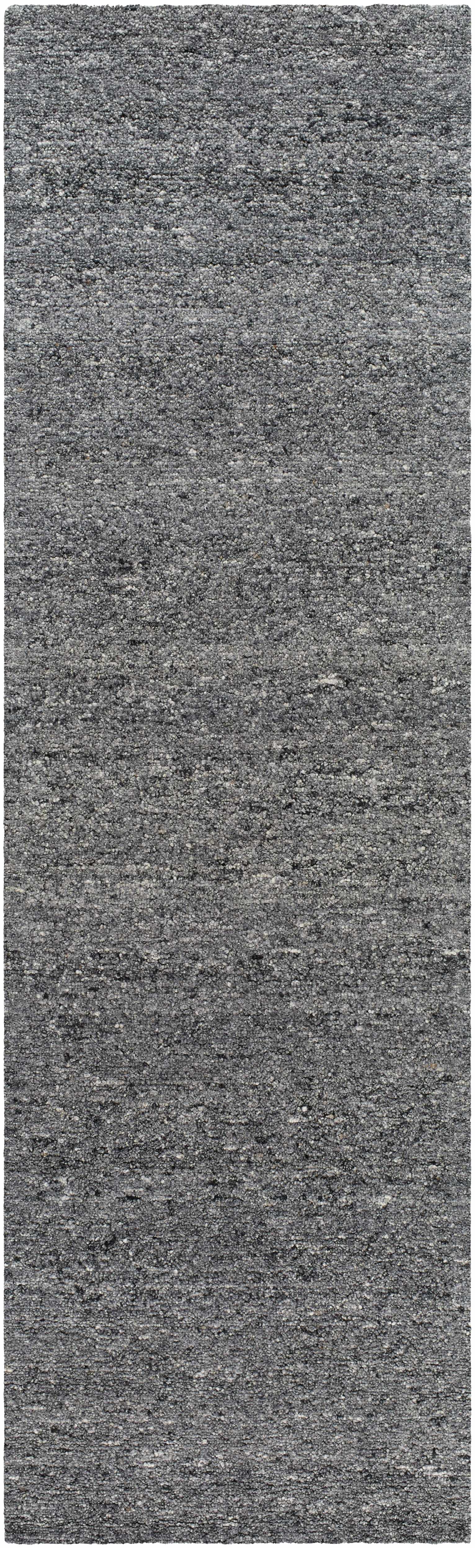 Sevan Charcoal Wool Area Rug by Boutique Rugs