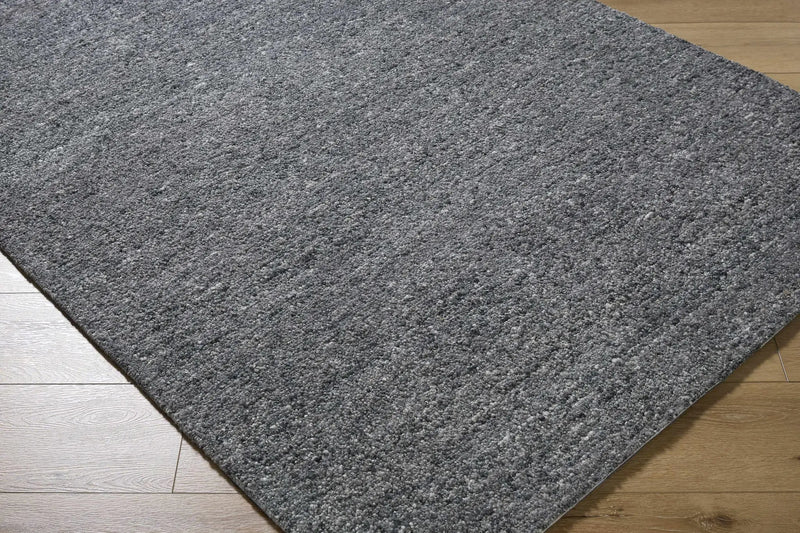 Sevan Charcoal Wool Area Rug by Boutique Rugs