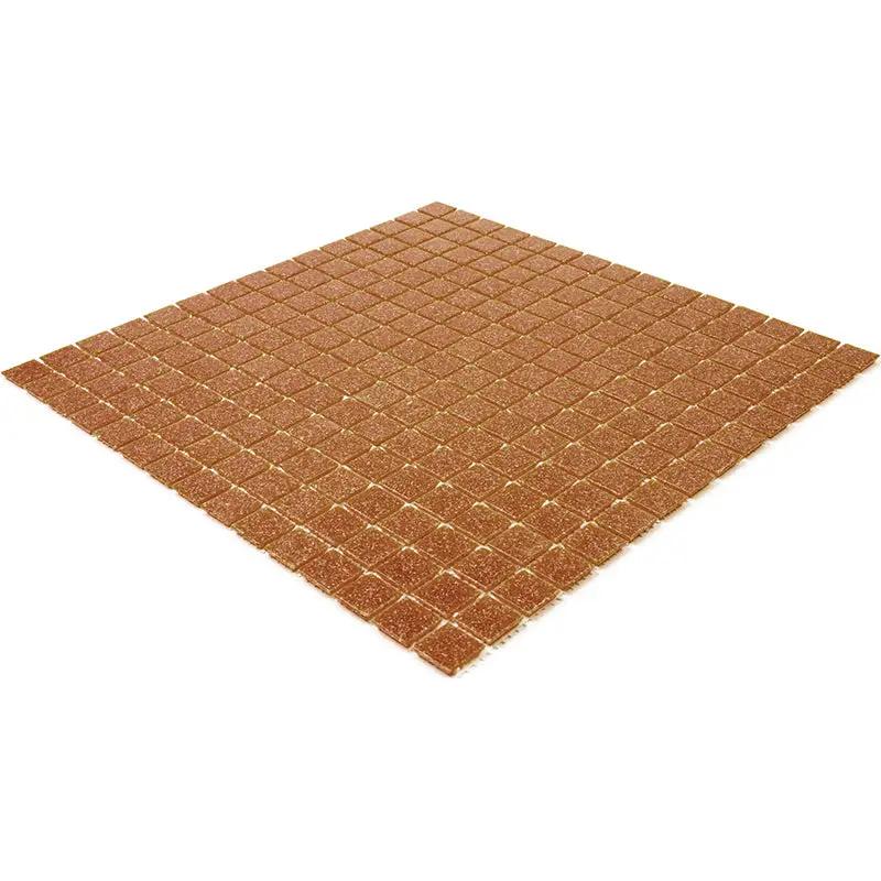 Apricot Red 12x12 Glossy Uniform Square Glass Mosaic Tile (20 pack, 20 sq ft/case) by Apollo Tile