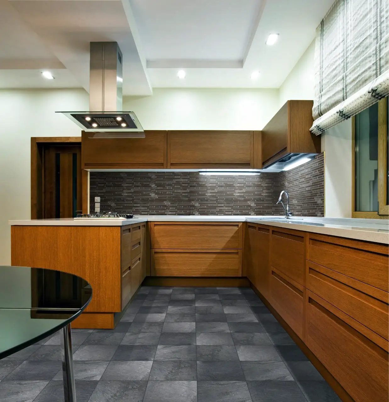Ostrich Grey Gauged Quartzite Tiles 16x16 by MSI Surfaces
