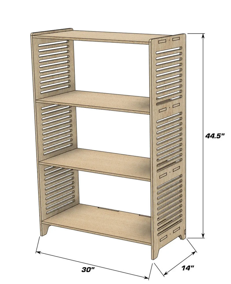 SPARROW- Large Toy Shelf by Bush Acres
