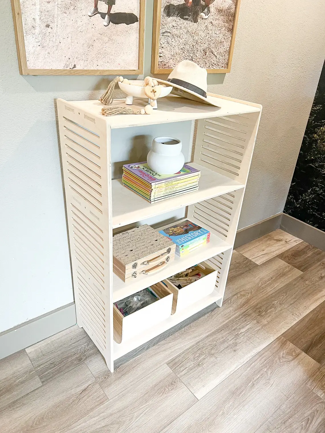 SPARROW- Large Toy Shelf by Bush Acres