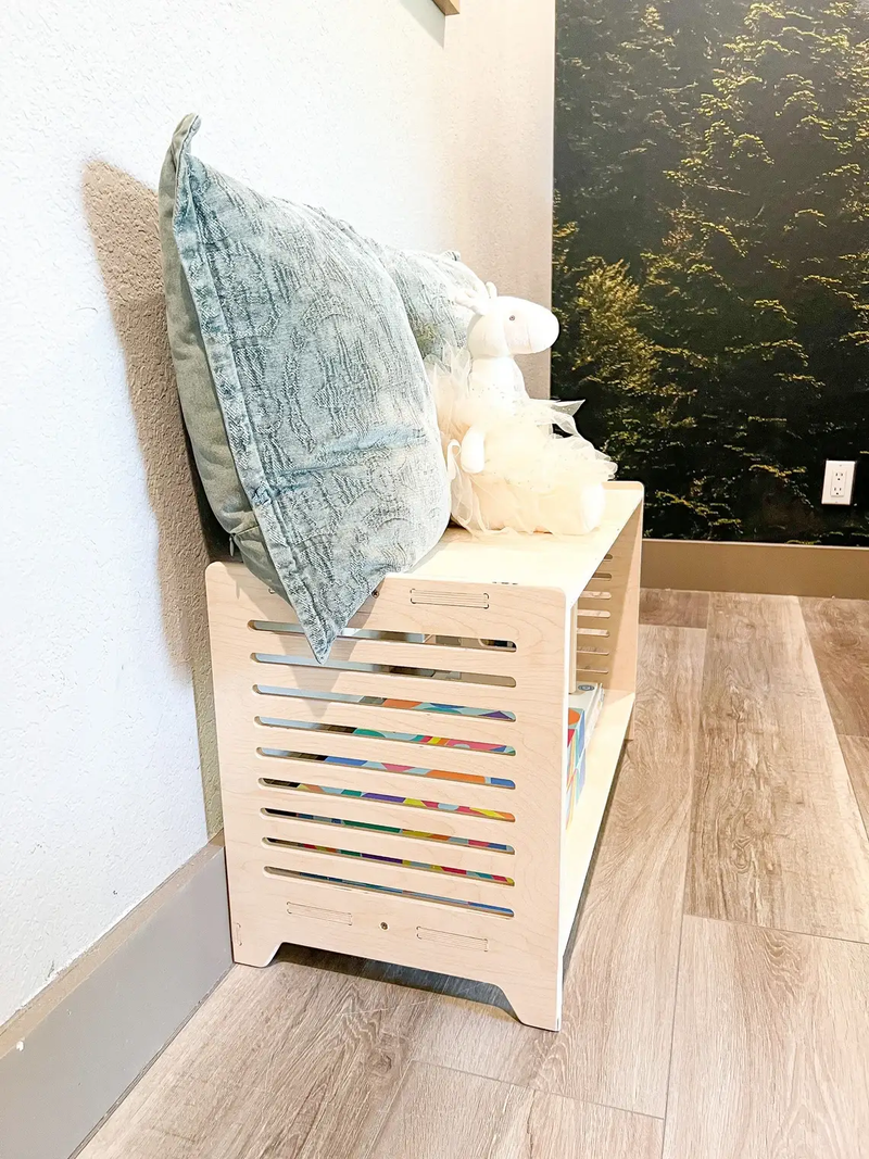 SPARROW- Small Toy Shelf by Bush Acres