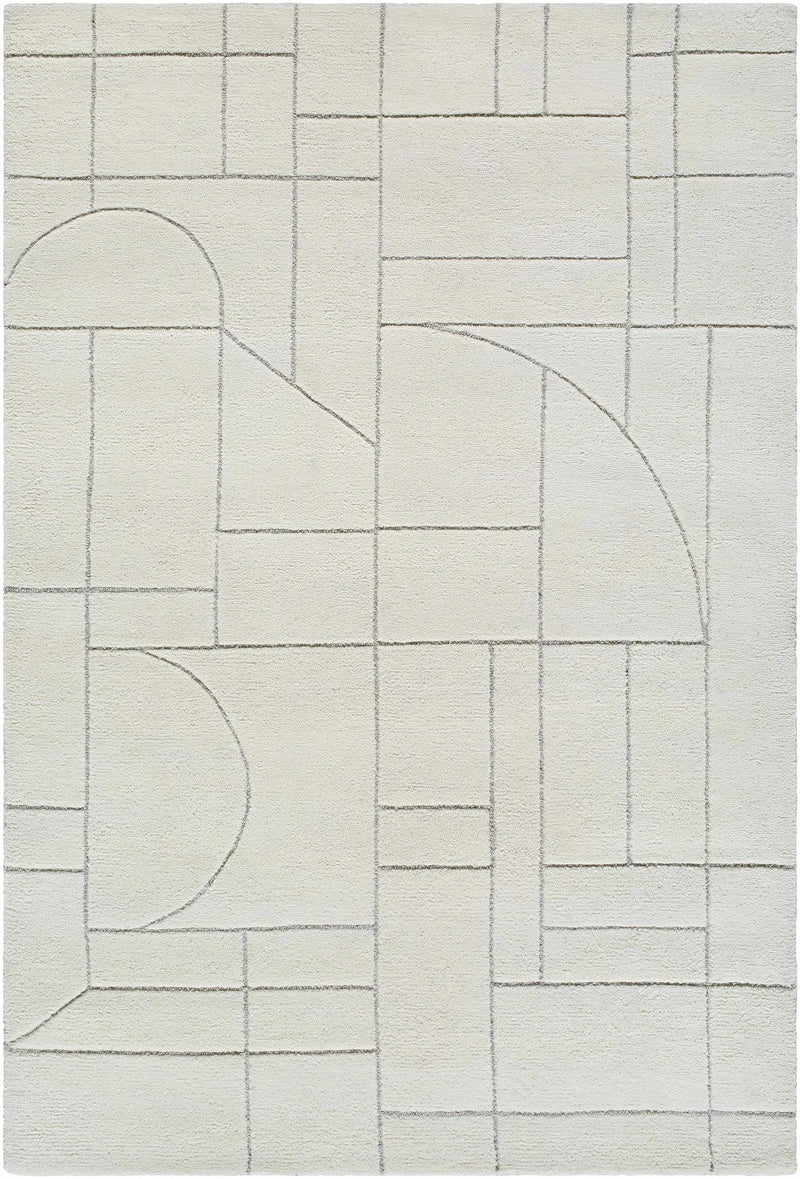 Fusao Off White Area Rug - Clearance by Boutique Rugs