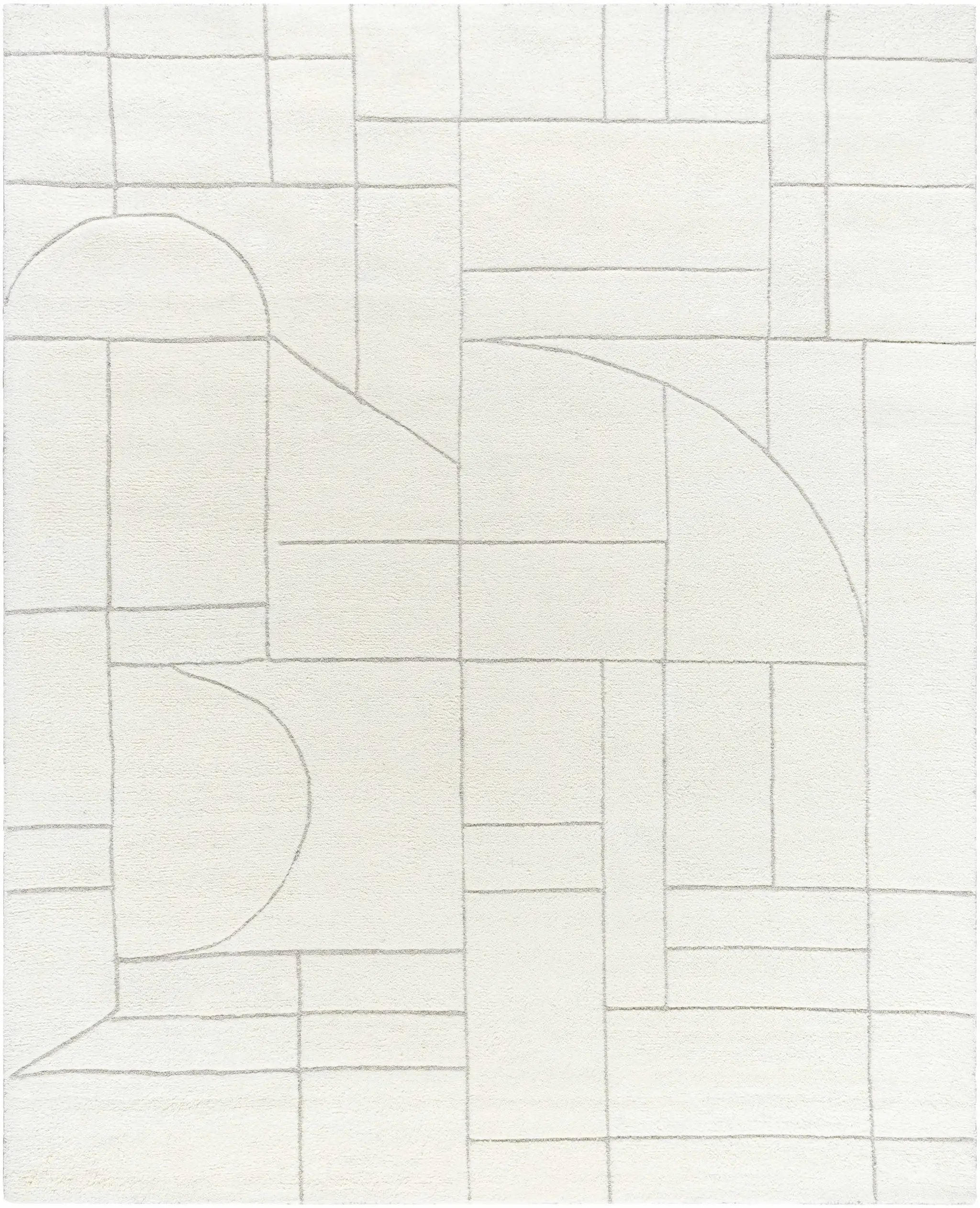 Fusao Off White Area Rug - Clearance by Boutique Rugs