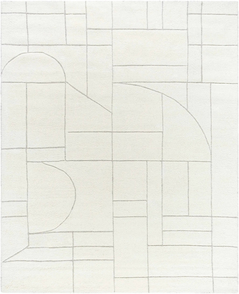 Fusao Off White Area Rug - Clearance by Boutique Rugs