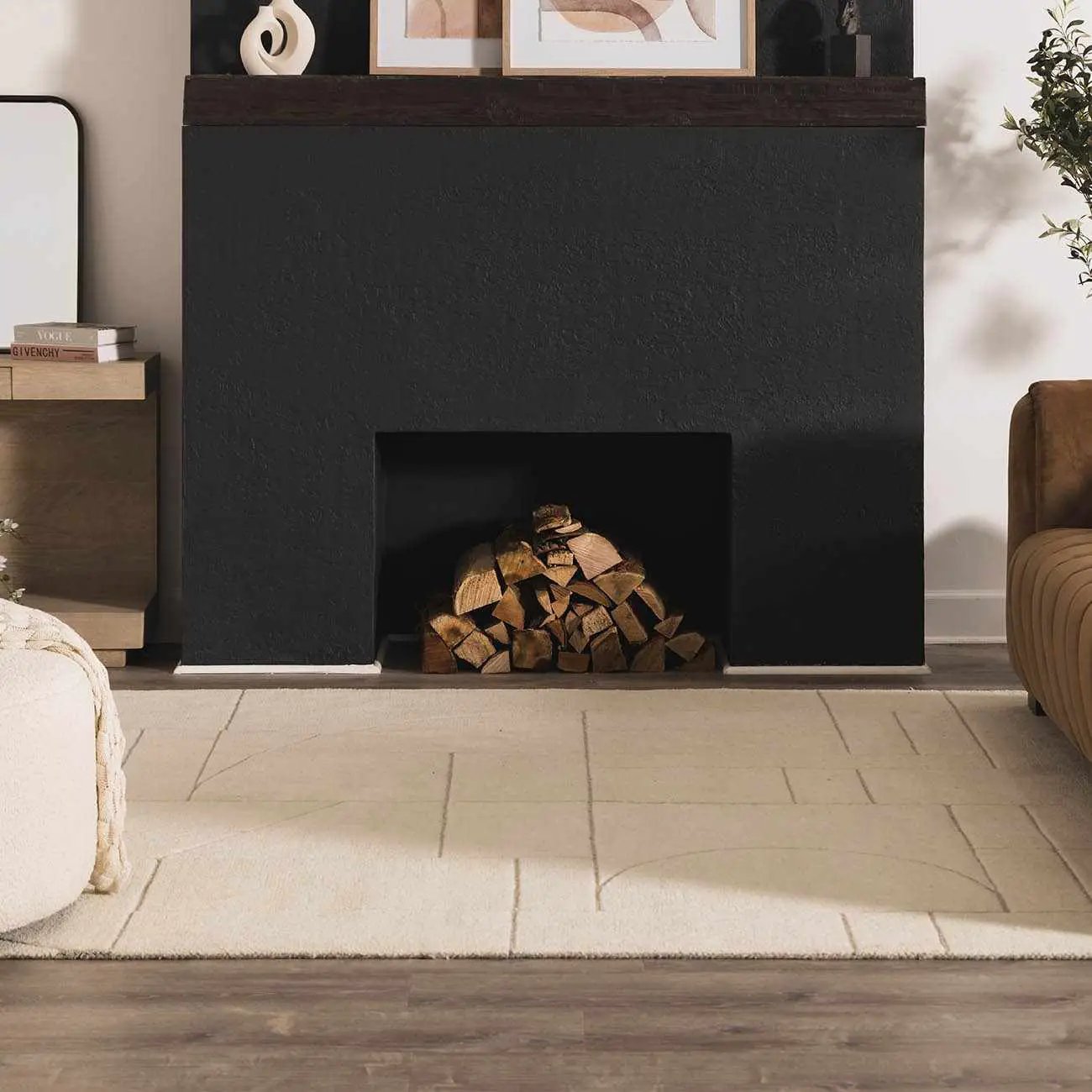 Fusao Off White Area Rug - Clearance by Boutique Rugs