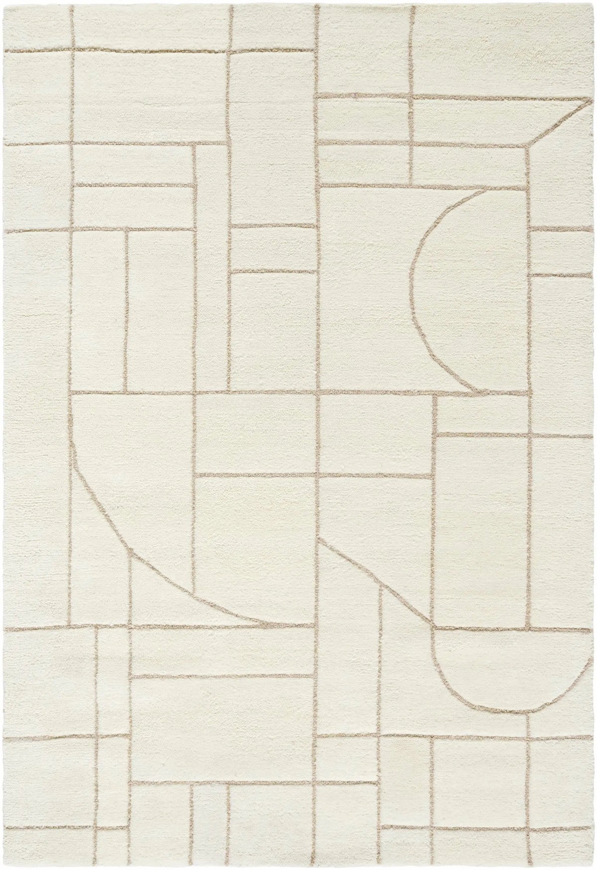 Fusao Beige Area Rug, photo 13 of 18