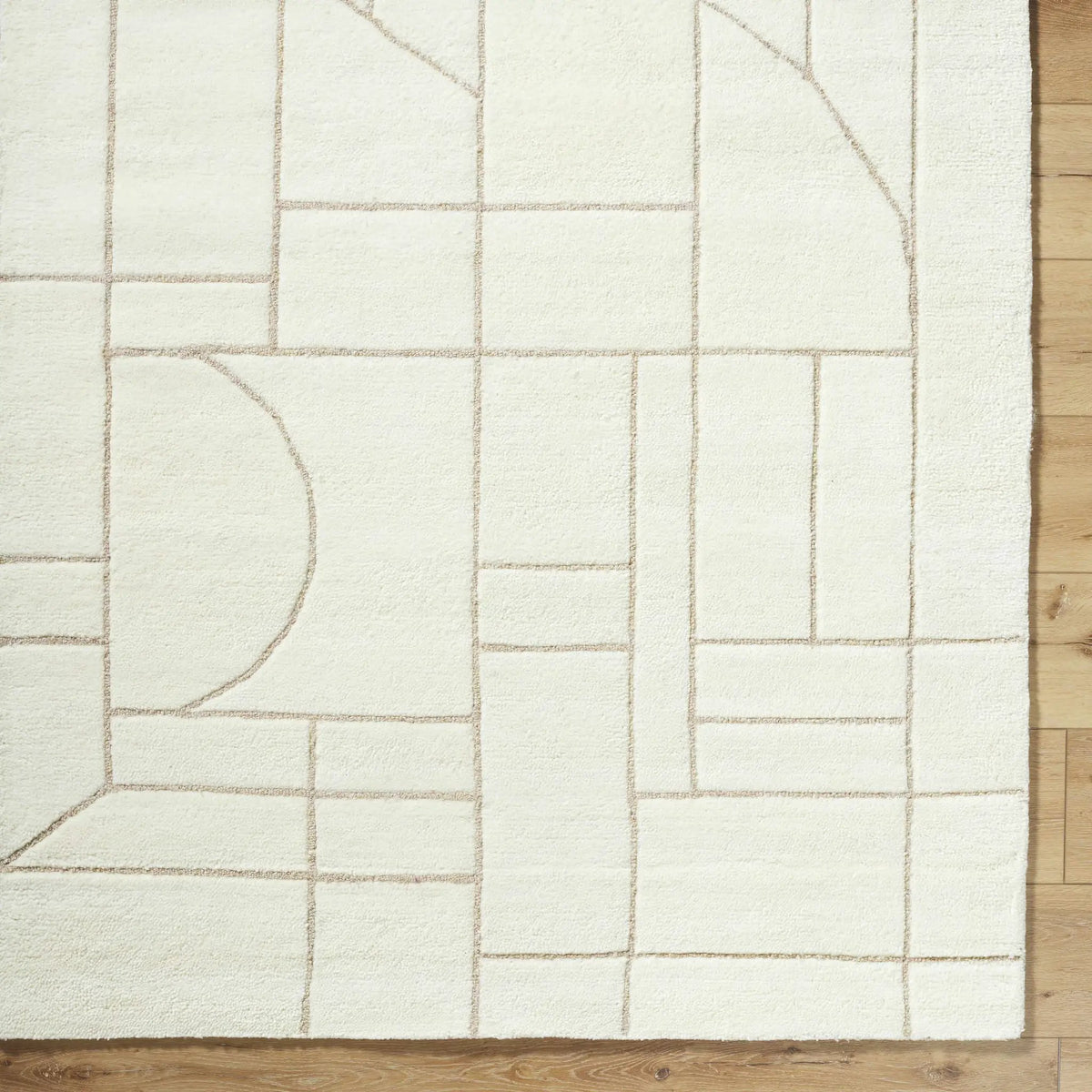 Fusao Beige Area Rug, photo 14 of 18