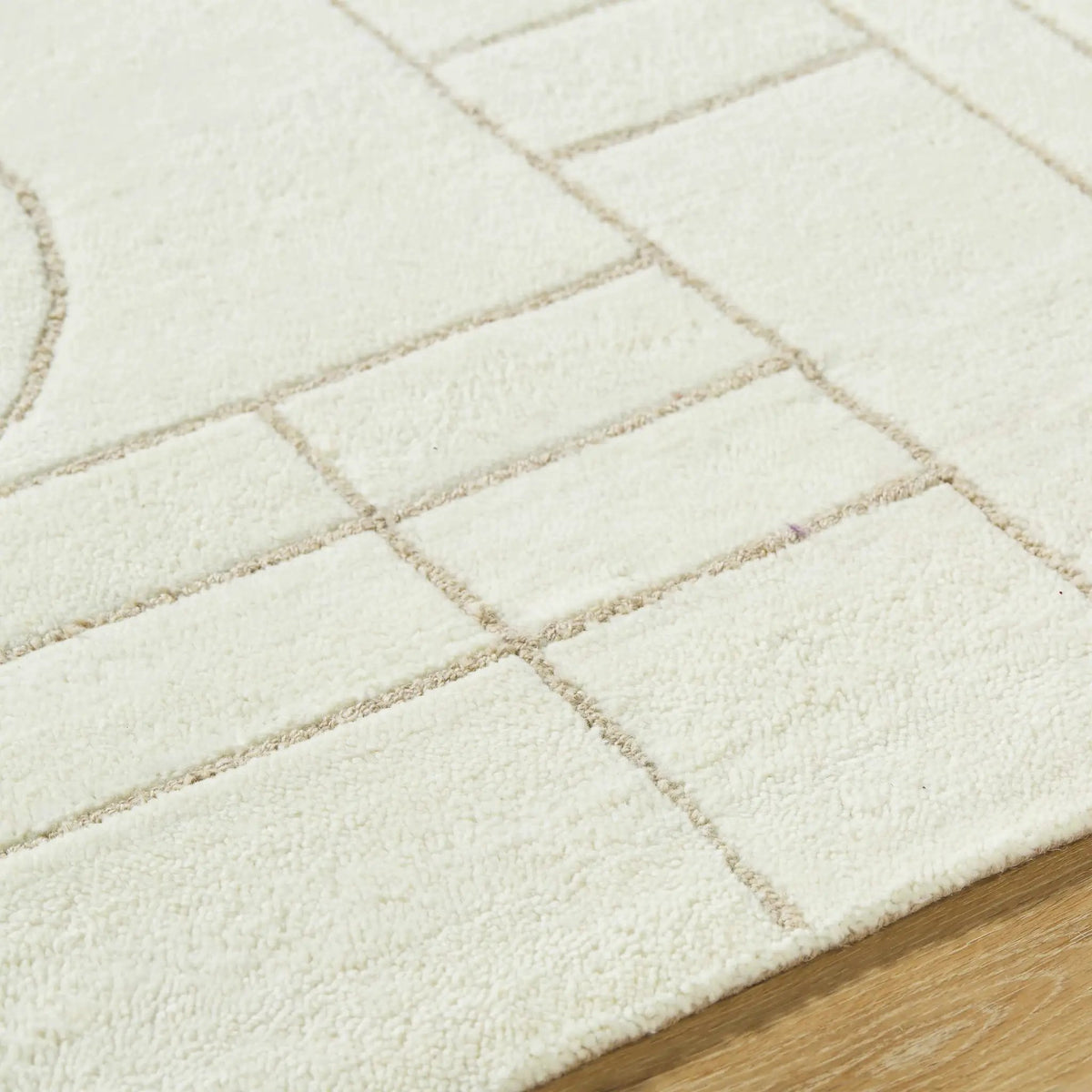 Fusao Beige Area Rug, photo 10 of 18
