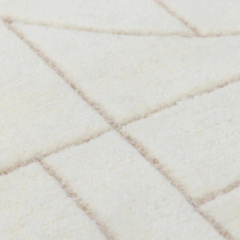 Fusao Beige Area Rug by Boutique Rugs