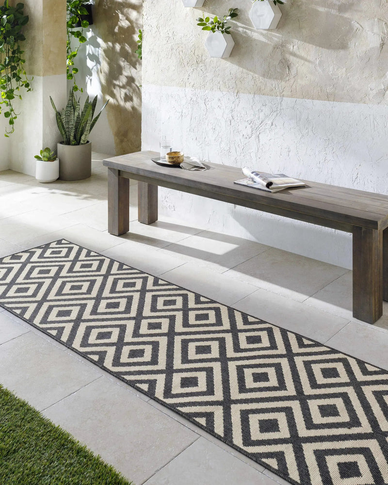 Spilsby Geometric Outdoor Rug - Clearance by Boutique Rugs