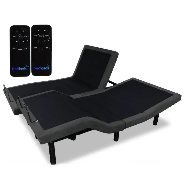 Split King Adjustable Bed Frame Base with Wireless Remote by HomePacific