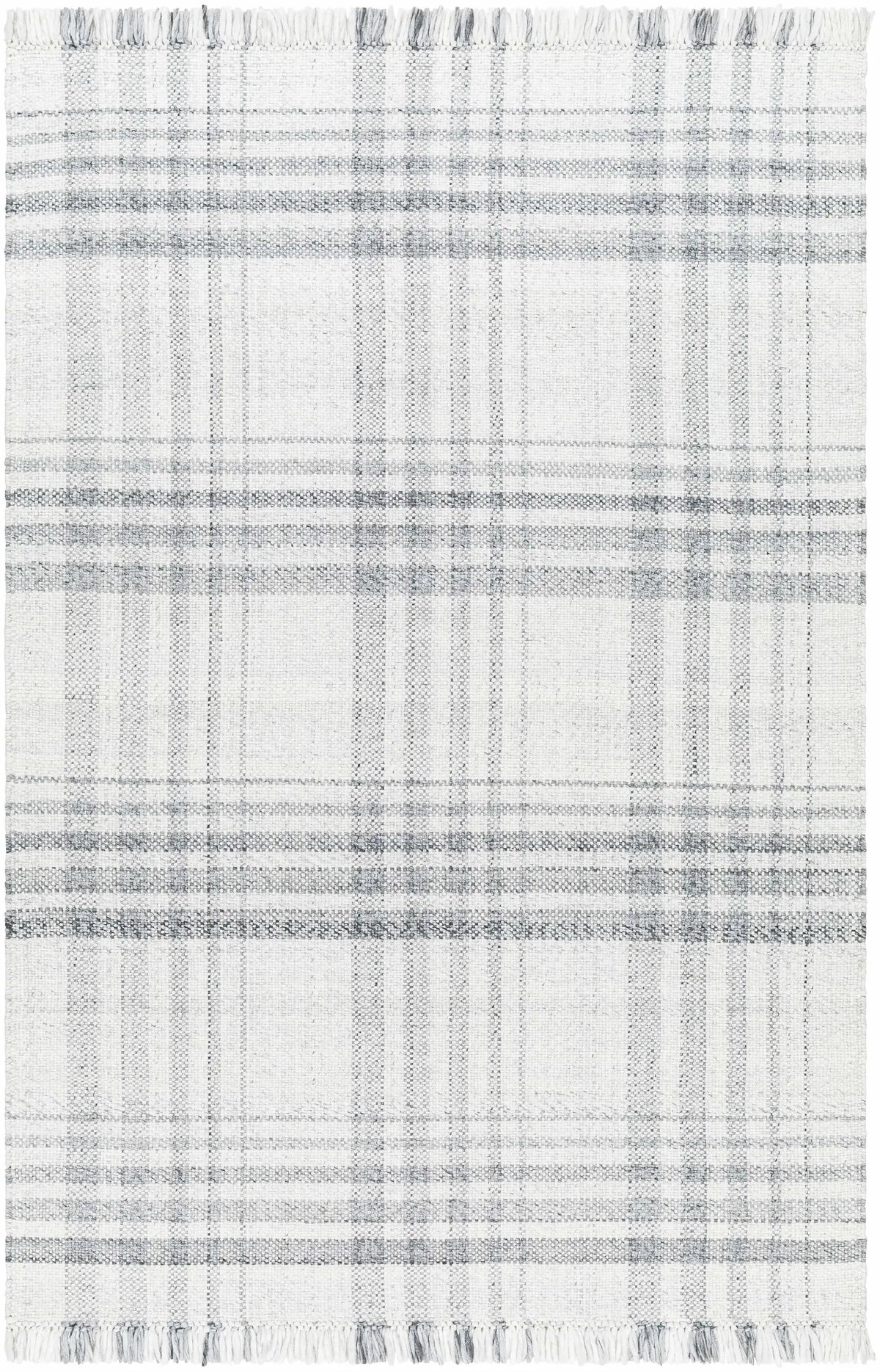 Inara Gray Plaid Area Rug - Clearance, photo 10 of 10