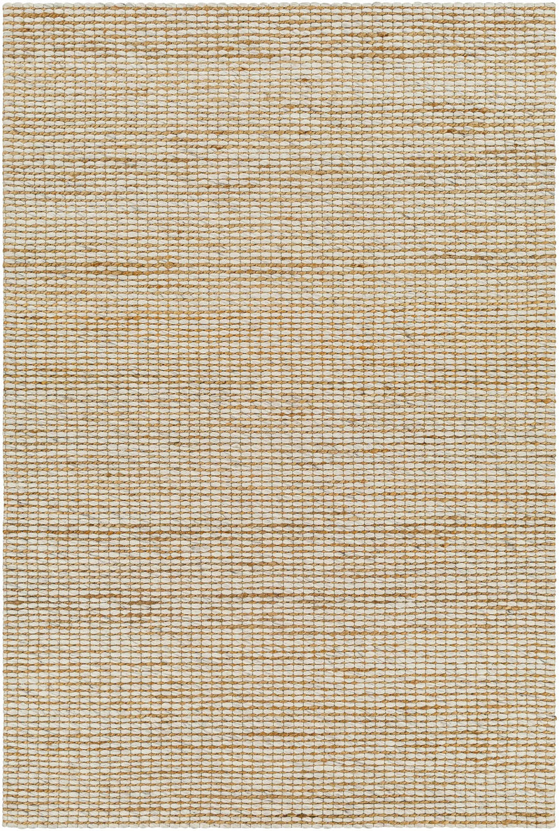 Riki Cream Jute-Wool Blend Rug by Boutique Rugs