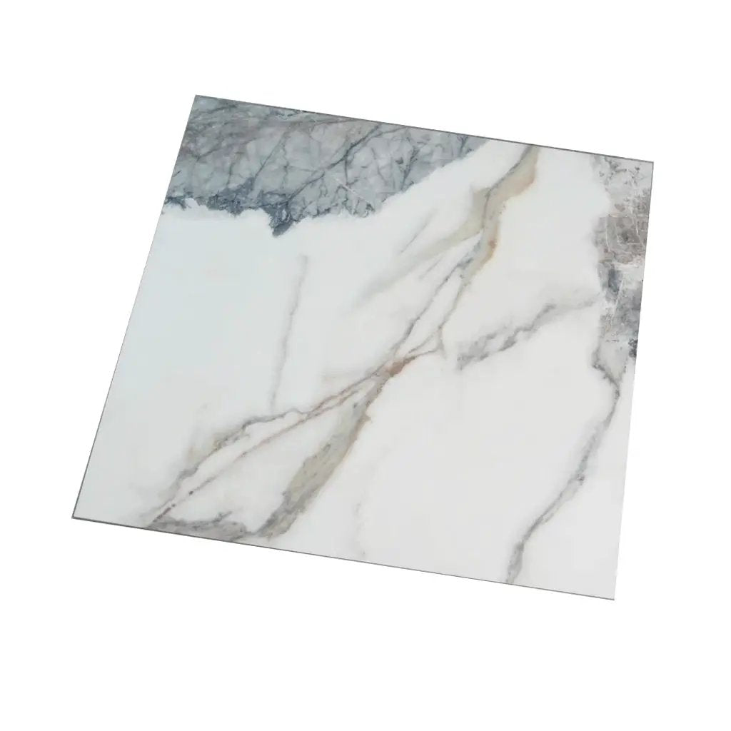 Soft White with Light Gray 32x32 Matte Square Porcelain Large Format Tile (2 pack, 13.78 sq ft/case) by Apollo Tile