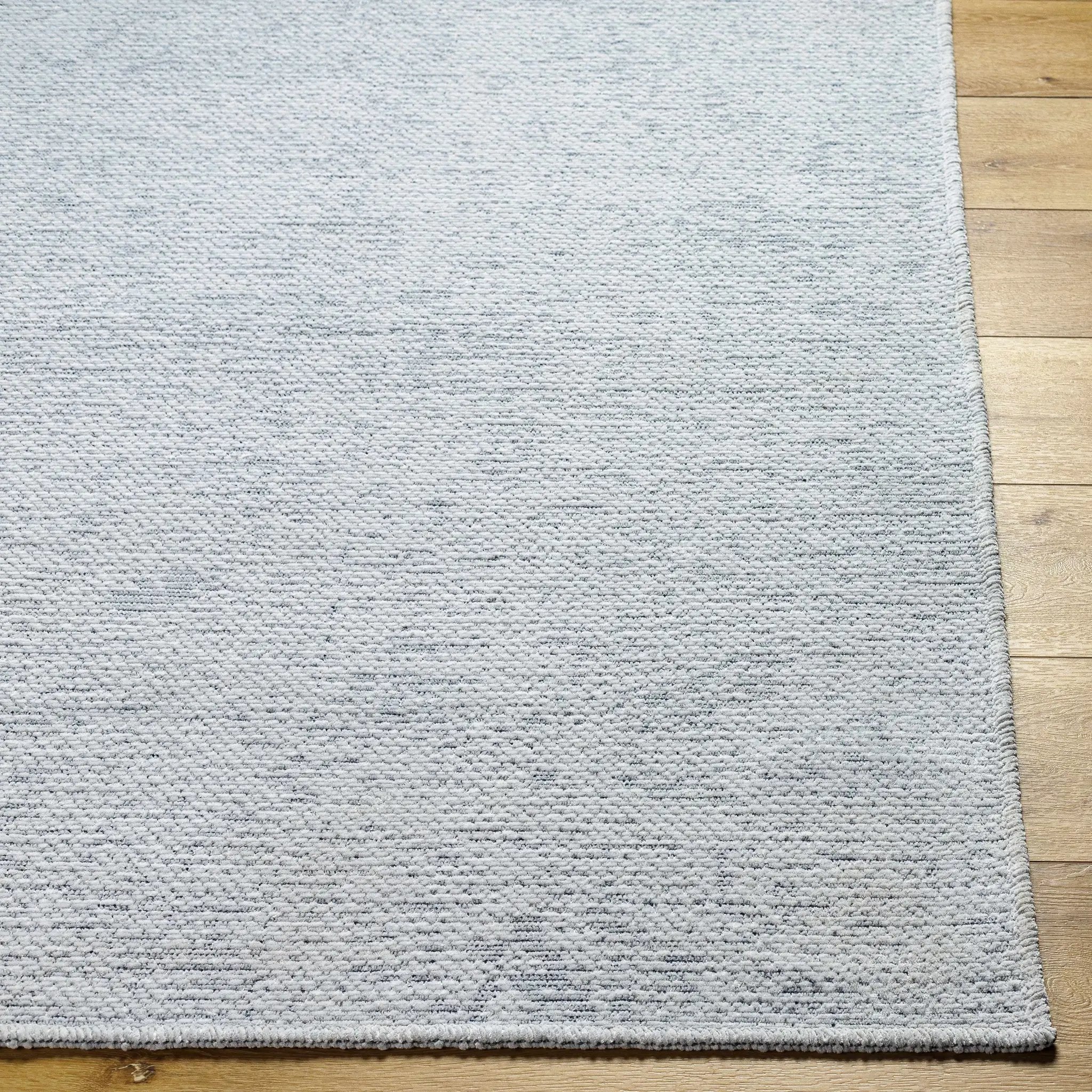 Isako Light Blue Solid Washable Rug - Clearance by Boutique Rugs