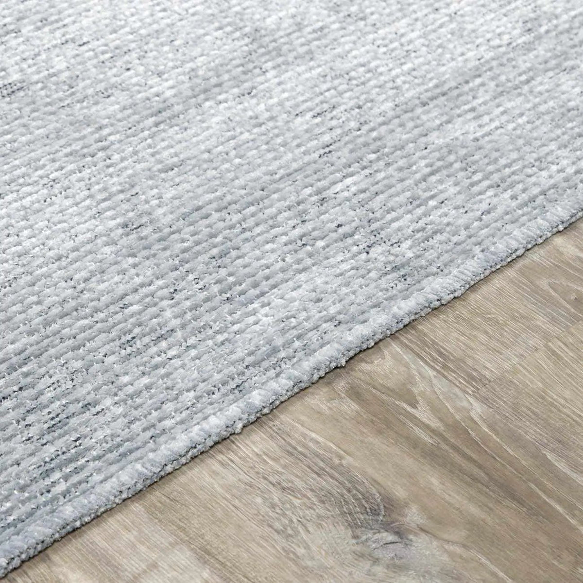 Isako Blue & Gray Solid Washable Area Rug - Clearance, photo 7 of 11