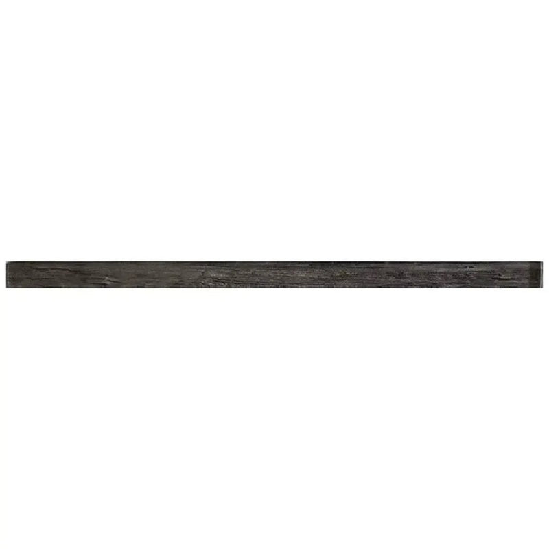 Wood Brown 0.5x12 Glossy Glass Pencil Tile Trim (10 pack, 0.5 sq ft/case) by Apollo Tile