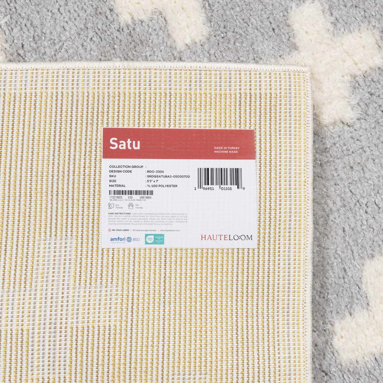 Satu Blue Area Rug by Boutique Rugs