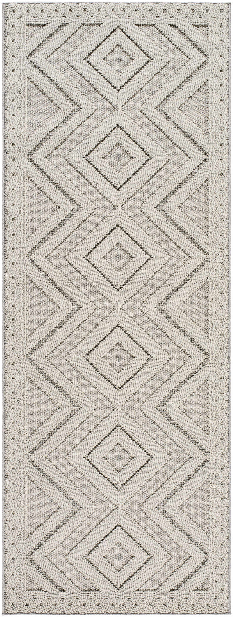 Aimee Natural Gray Outdoor Area Rug - Clearance by Boutique Rugs