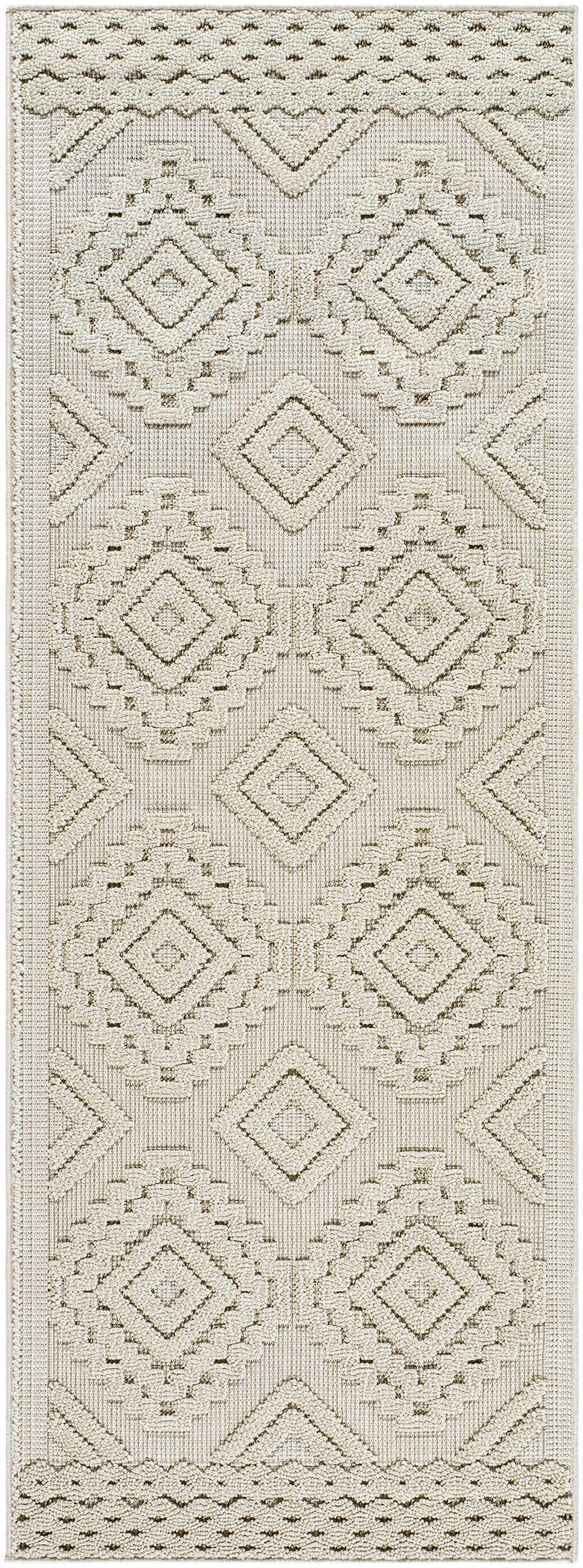 Arwid Bone Outdoor Area Rug - Clearance by Boutique Rugs