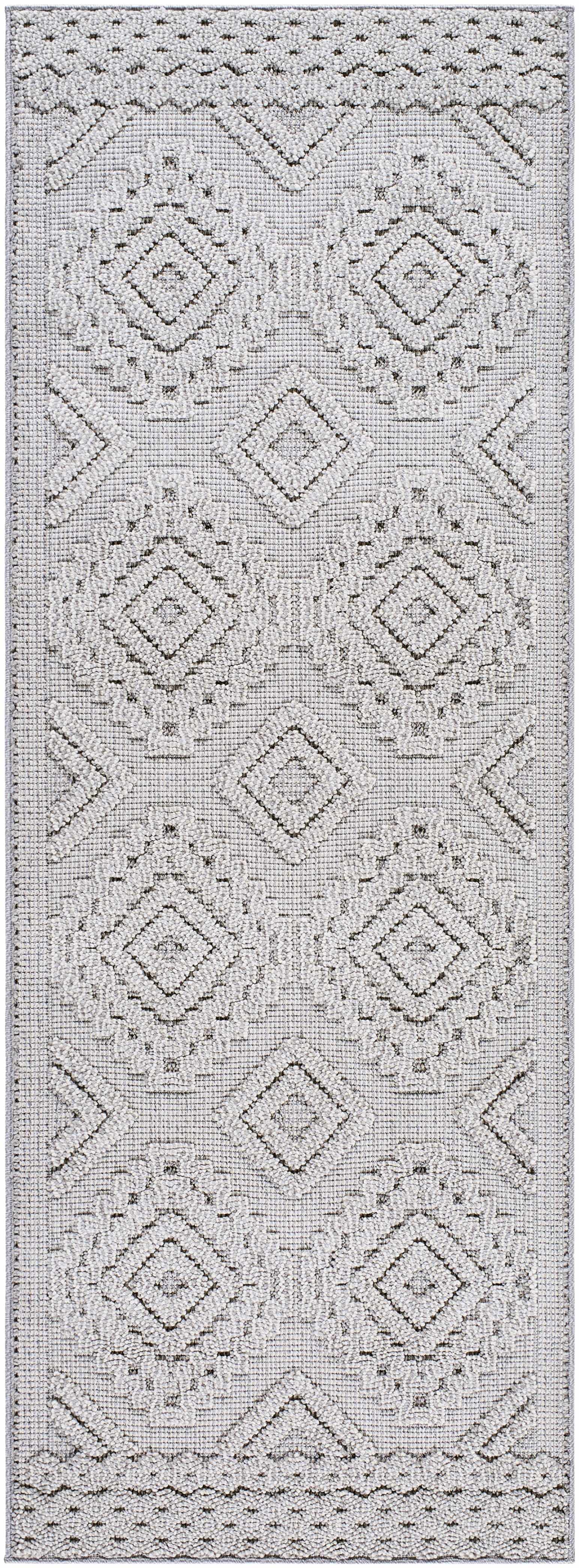 Arwid Light Gray Outdoor Area Rug - Clearance by Boutique Rugs