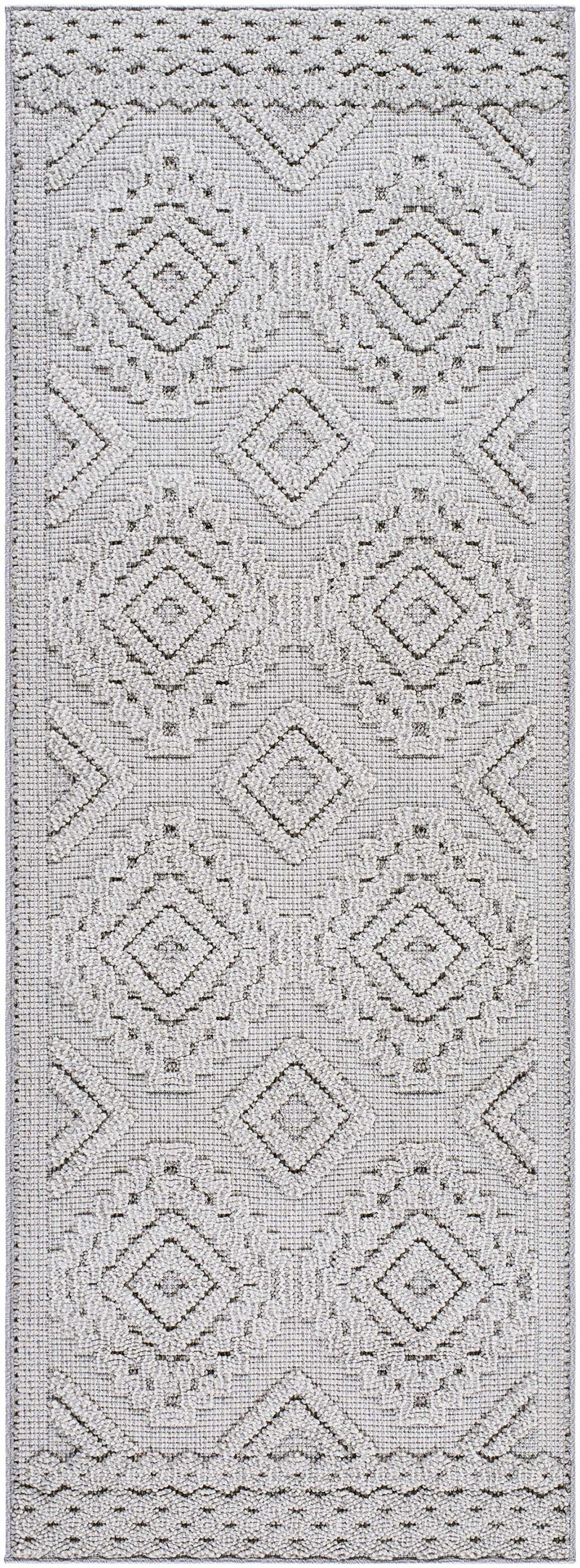 Arwid Light Gray Outdoor Area Rug - Clearance by Boutique Rugs