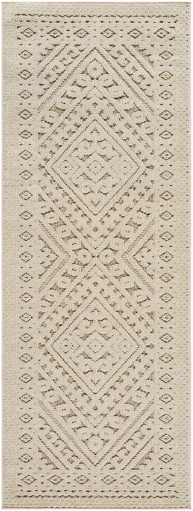 Hibah Bone Outdoor Area Rug - Clearance by Boutique Rugs