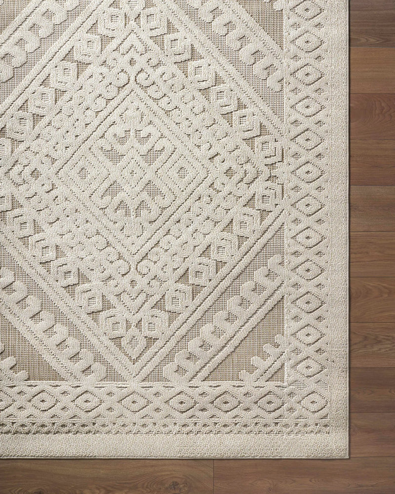 Hibah Bone Outdoor Area Rug - Clearance by Boutique Rugs