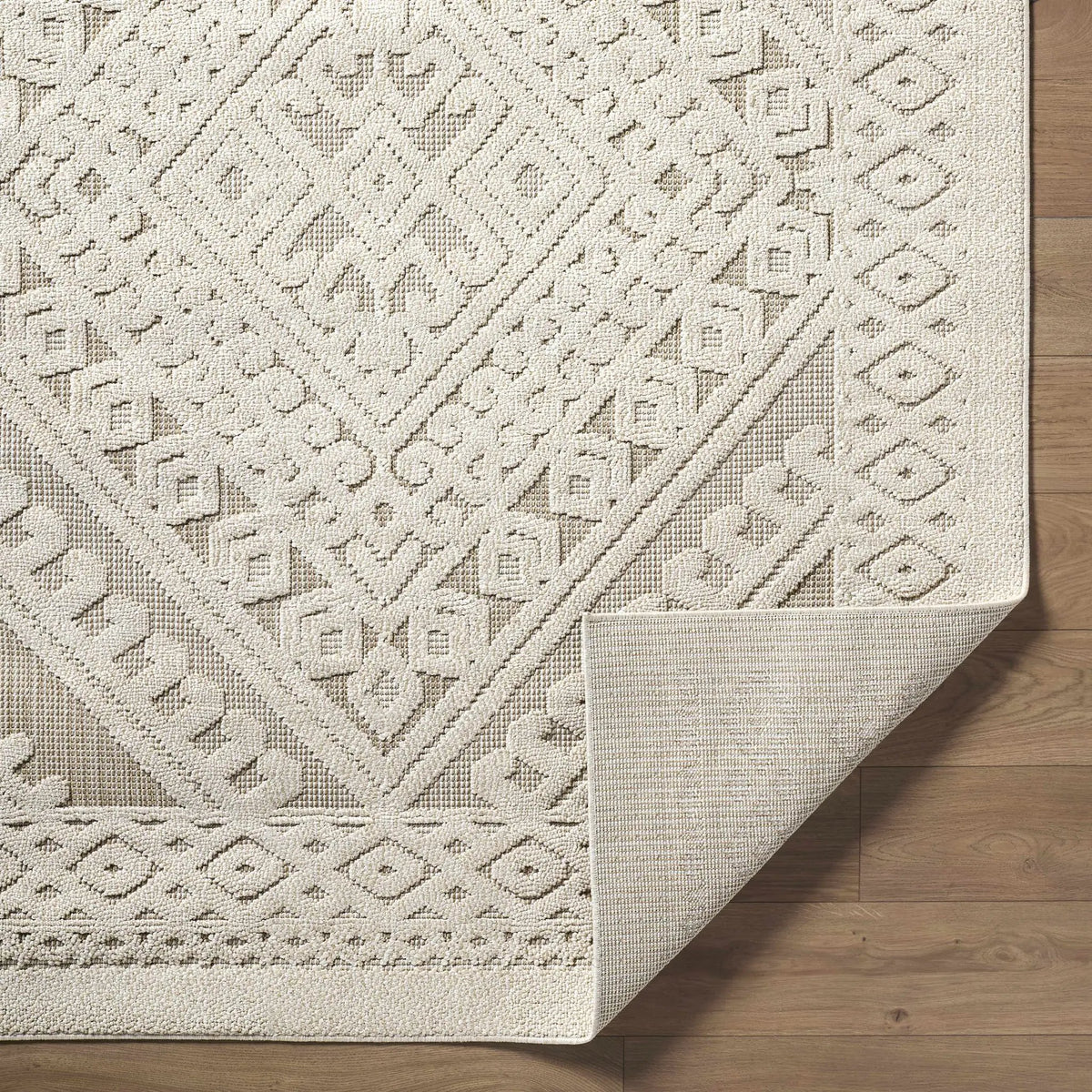 Hibah Bone Outdoor Area Rug - Clearance, photo 11 of 12