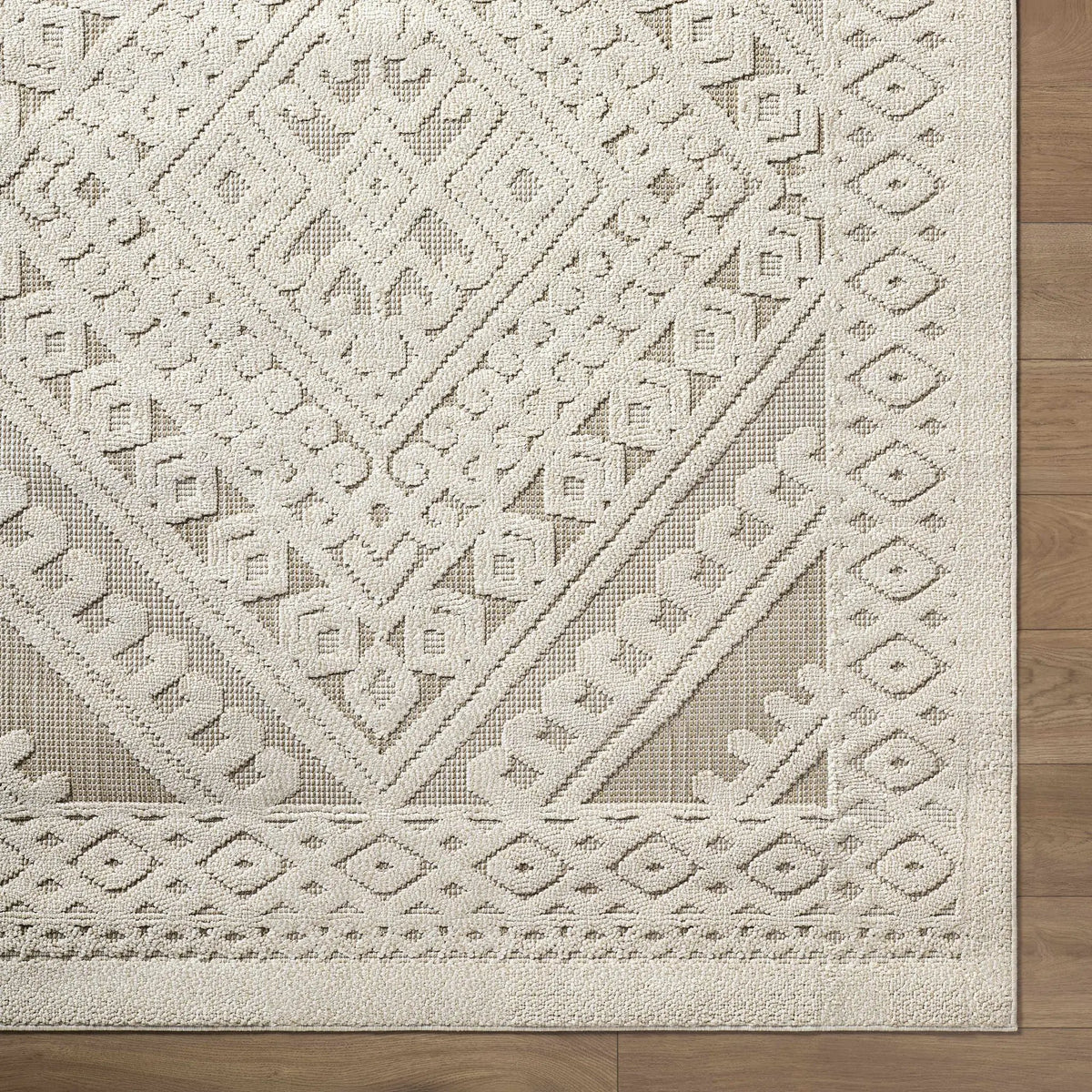 Hibah Bone Outdoor Area Rug - Clearance, photo 9 of 12