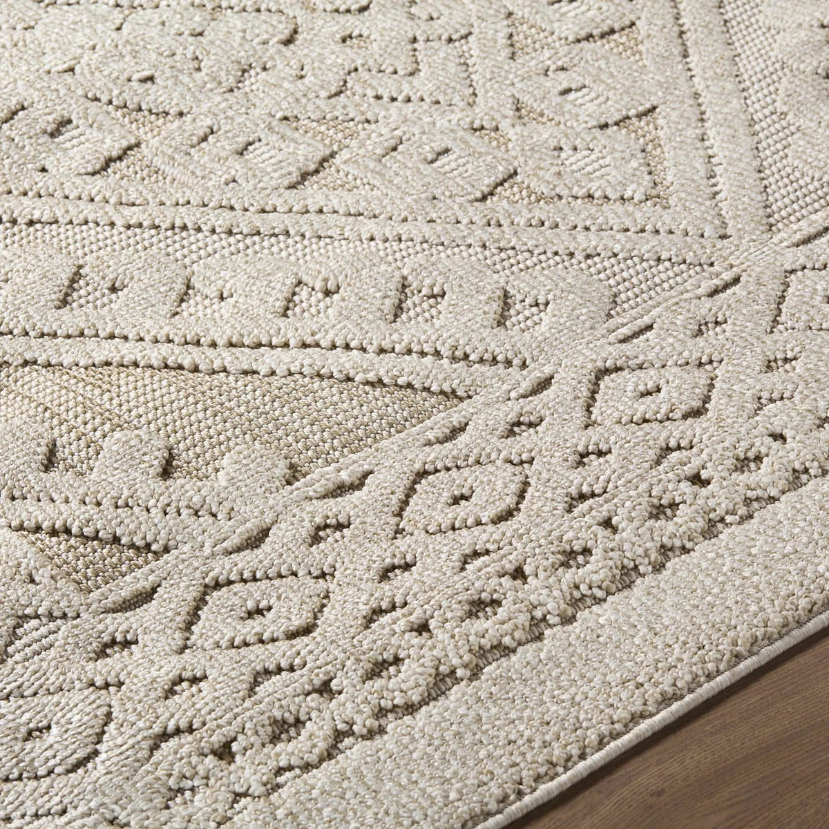 Hibah Bone Outdoor Area Rug - Clearance, photo 10 of 12