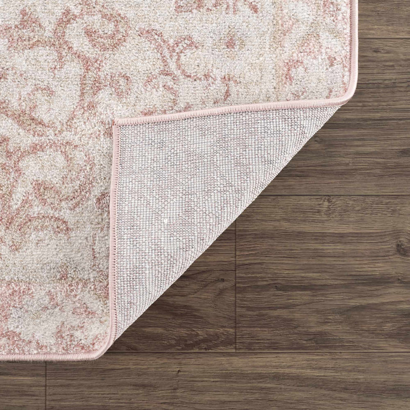 Snead Pink Floral Rug by Boutique Rugs