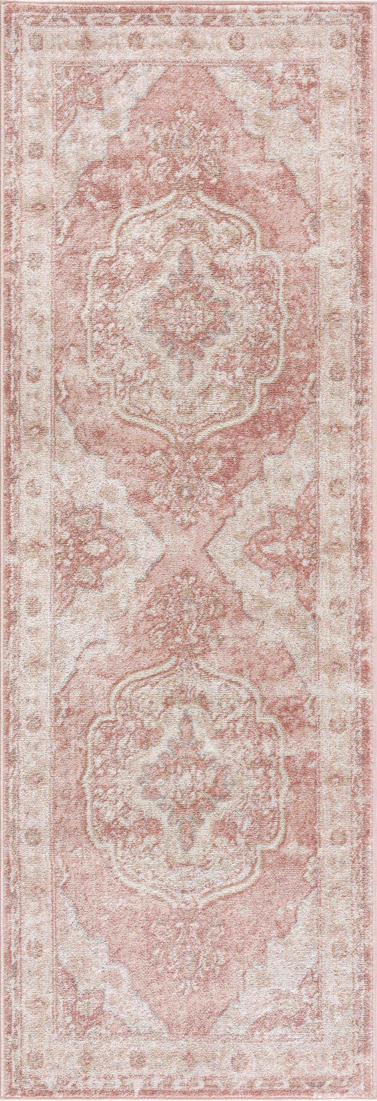 Kandos Blush & Light Pink Area Rug by Boutique Rugs