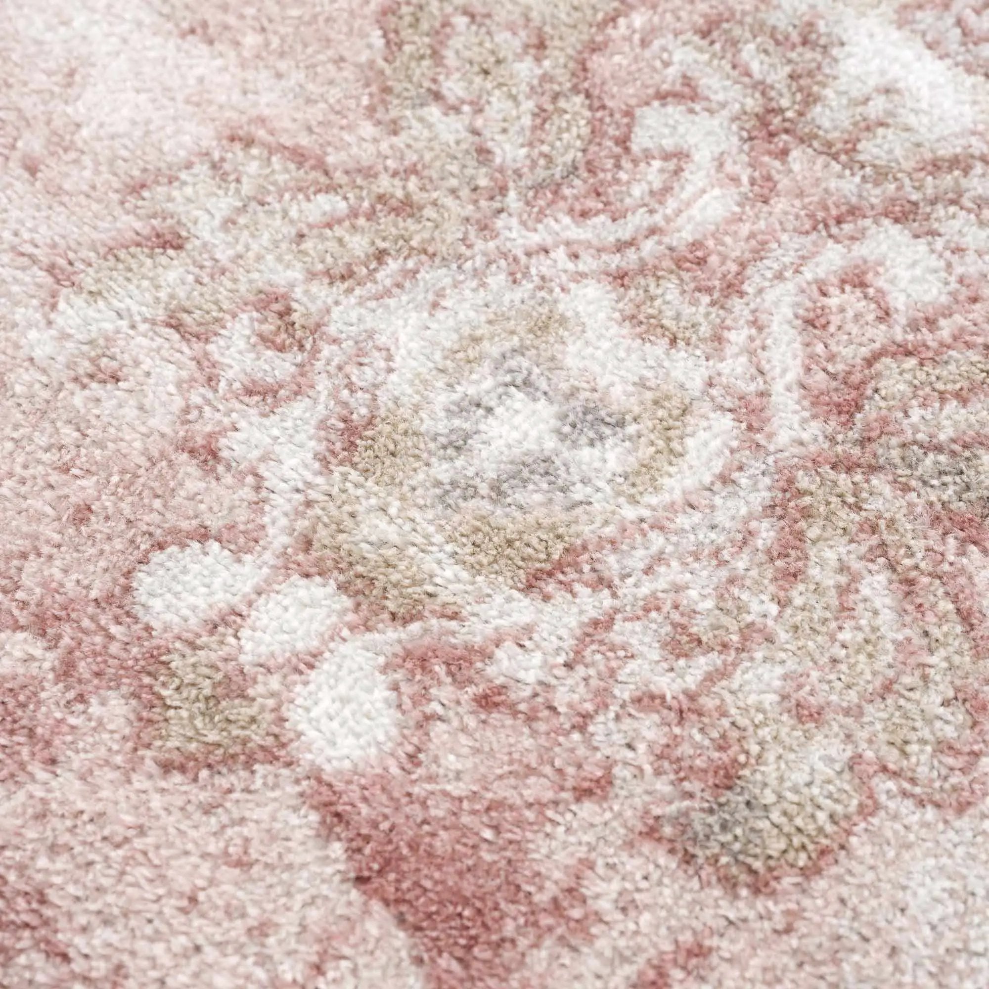 Kandos Blush & Light Pink Area Rug by Boutique Rugs