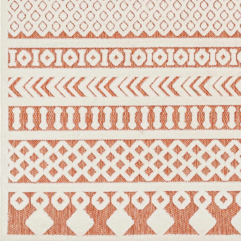 Jove Orange Outdoor Rug - Clearance by Boutique Rugs