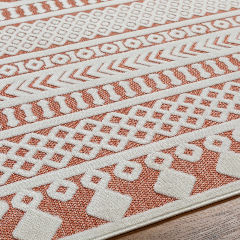 Jove Orange Outdoor Rug - Clearance by Boutique Rugs