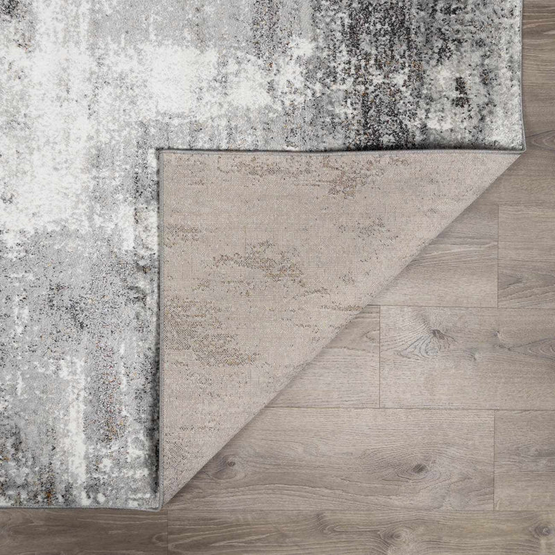 Duval Taupe Abstract Area Rug by Boutique Rugs