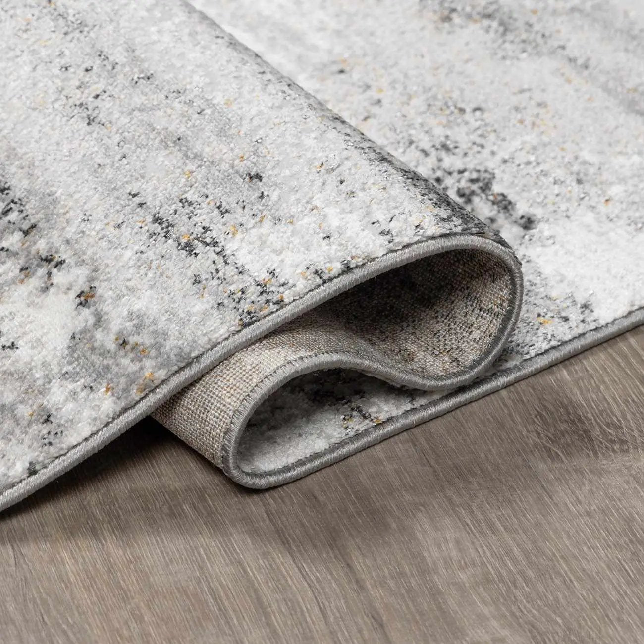 Duval Taupe Abstract Area Rug by Boutique Rugs