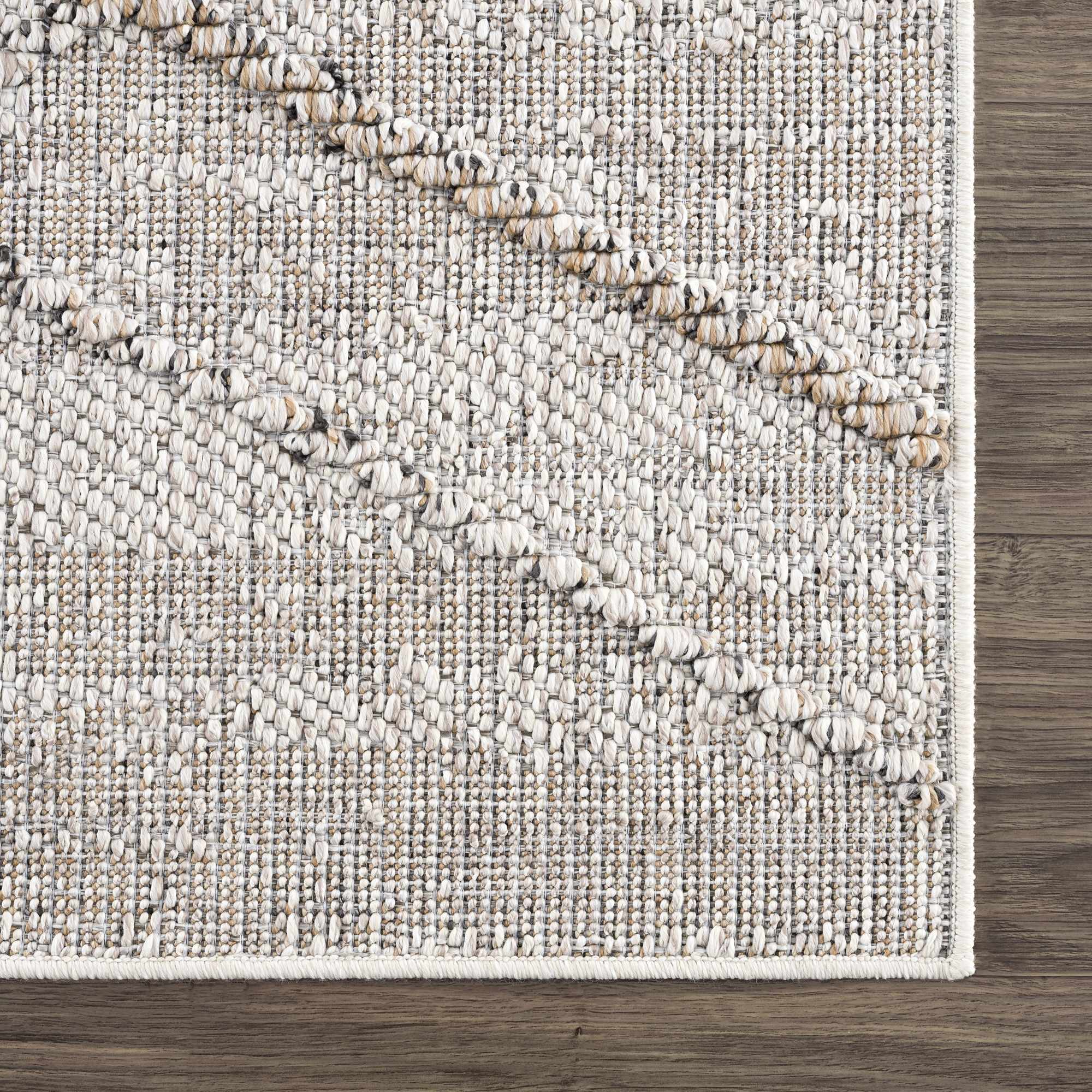 Baqer Bone & Tan Area Rug by Hauteloom