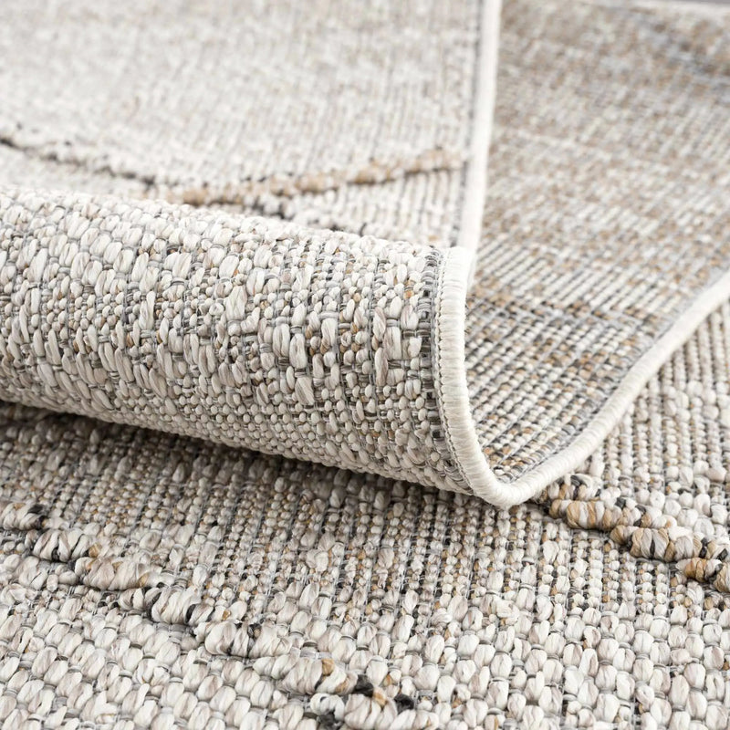 Baqer Bone & Tan Area Rug by Hauteloom
